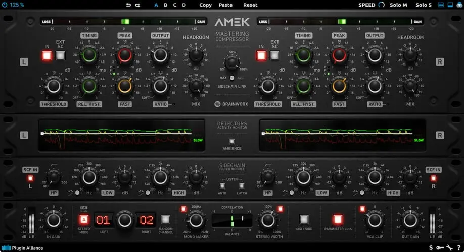 Brainworx AMEK Mastering Compressor